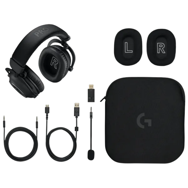 Наушники Logitech G Pro X 2 + STAND Черный Беспроводные/ Игровой photo 7