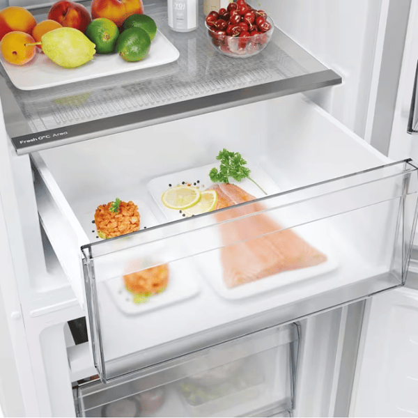 Frigider Candy CNCQ2T518DW cu congelator jos 279 l / 182.5 cm / White photo 6