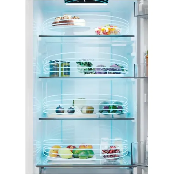 Frigider Candy CNCQ2T518DW cu congelator jos 279 l / 182.5 cm / White photo 8