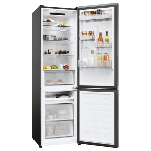 Frigider Candy CNCQ2T518EB cu congelator jos 279 l / 182.5 cm / Black photo 5