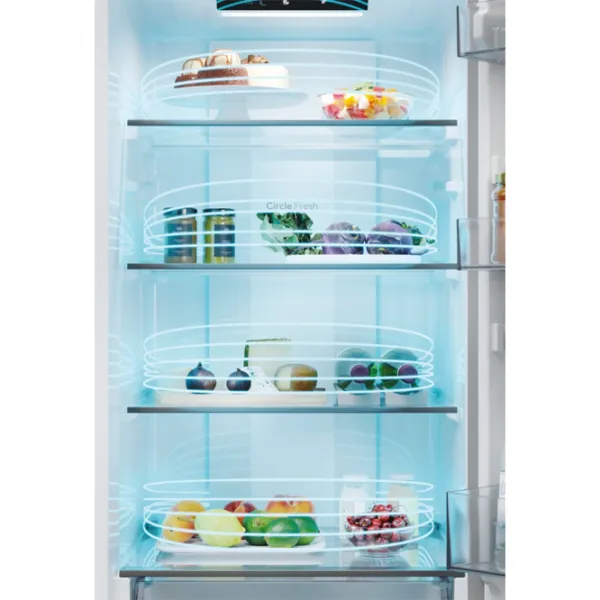Frigider Candy CNCQ2T518EB cu congelator jos 279 l / 182.5 cm / Black photo 7