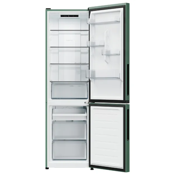 Frigider Candy CNCQ2T518EG cu congelator jos 279 l / 182.5 cm / Green photo 4