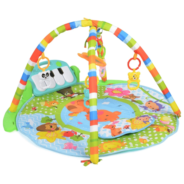 Covoraş pentru joc Moni Baby Piano Boy (696-R5) 0+/ Rotund/ Green photo 1