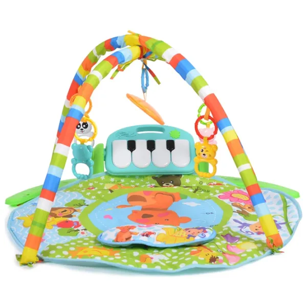Covoraş pentru joc Moni Baby Piano Boy (696-R5) 0+/ Rotund/ Green photo 2