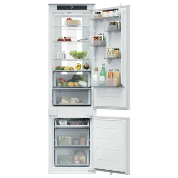 Frigider Candy CNBQT5519DW cu congelator jos 284 l / 193.5 cm / White photo 3