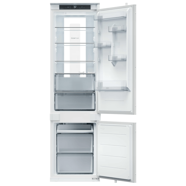 Frigider Candy CNBQT5519DW cu congelator jos 284 l / 193.5 cm / White photo 4