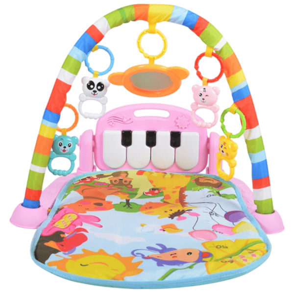 Covoraş pentru joc Moni Fitness Girl (696-R22) 0+/ / Multicolor photo 2