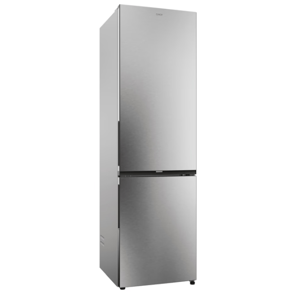 Frigider Candy CNCQ2T620EX cu congelator jos 409 l / 205 cm / Inox photo 3