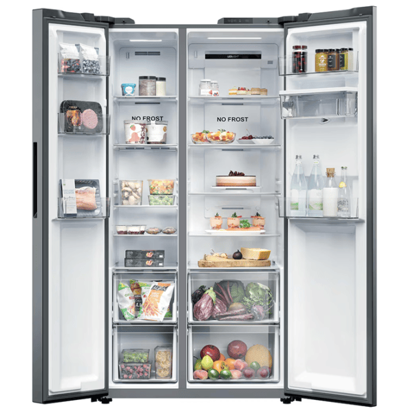 Frigider Candy CNSQ2T918EWX Side by Side 527 l / 177.5 cm / Inox photo 6