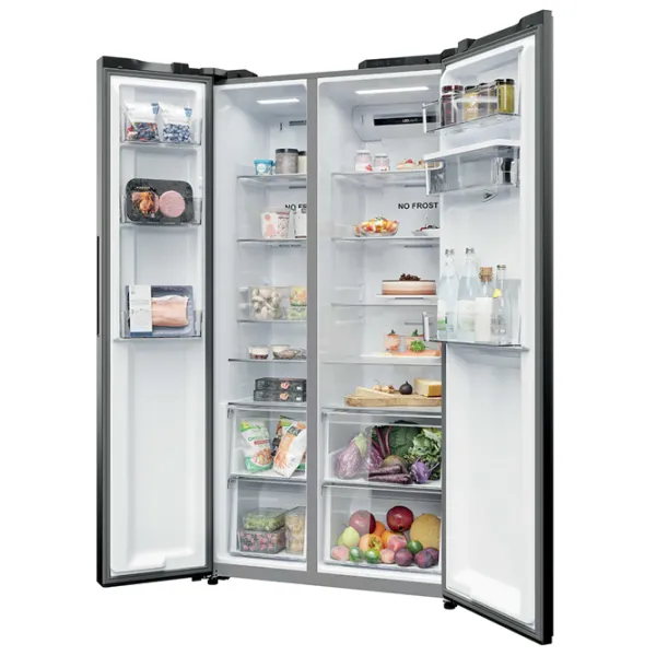 Frigider Candy CNSQ2T918EWX Side by Side 527 l / 177.5 cm / Inox photo 7