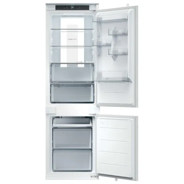 Frigider Candy CNBQT5518D cu congelator jos 251 l / 177.2 cm / White photo 2