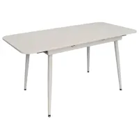 Set masă și scaune Evelin DT 531R Wh + 4 YTC-064Wh BJORN-24 Dreptunghiulară / PAL / Light-Beige photo 2