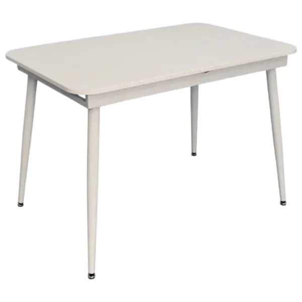 Set masă și scaune Evelin DT 531R Wh + 4 YTC-064Wh UF910-01 Dreptunghiulară / PAL / Light-Beige photo 3