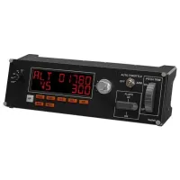 Panou de bord Logitech G Saitek Pro Flight Cu fir / 10 buttons / Black photo 2