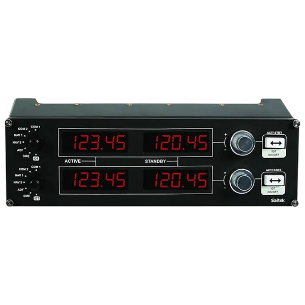 Приборная панель Logitech G Saitek PRO Flight Radio Проводная / 6 buttons / Черный photo 1
