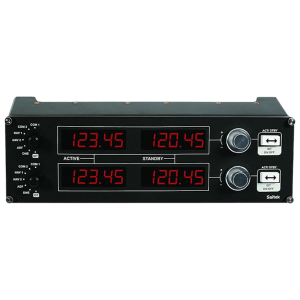 Приборная панель Logitech G Saitek PRO Flight Radio Проводная / 6 buttons / Черный photo 1