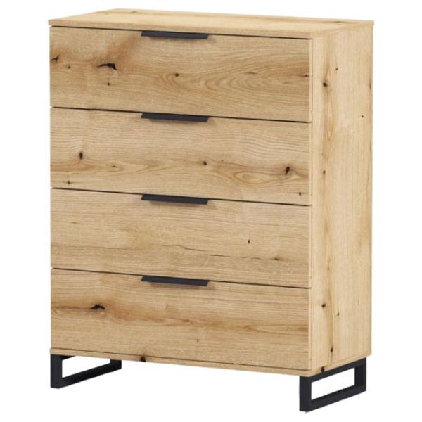 Comodă ML-Mobila LoftSpace 103 x 80 x 40 / PAL / Evoke Oak photo 1