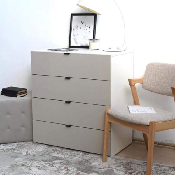 Comodă Fabrik Home Hardy 4 87 x 80 x 47 / MDF / Clay grey photo 3