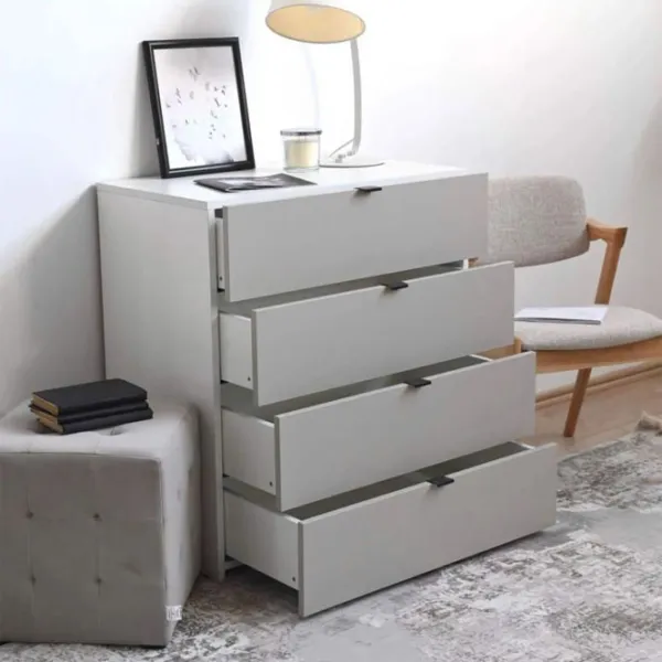 Comodă Fabrik Home Hardy 4 87 x 80 x 47 / MDF / Clay grey photo 4