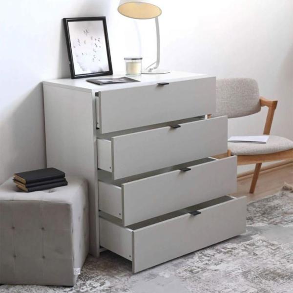 Comodă Fabrik Home Hardy 4 87 x 80 x 47 / MDF / Clay grey photo 4