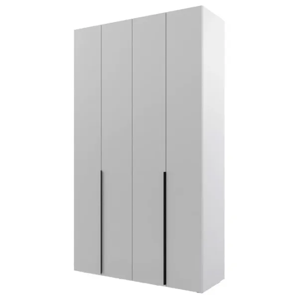 Dulap ML-Mobila Lira 4Д 160 x 50 x 240 / DSP / Gri deschis photo 1