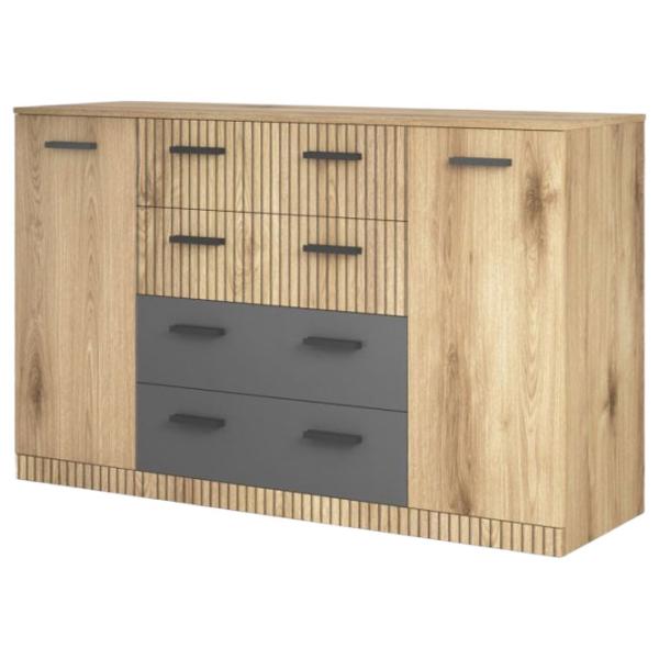 Комод ML-Mobila Lotos 92 x 150 x 46см / ДСП / Каннела Страта photo 1