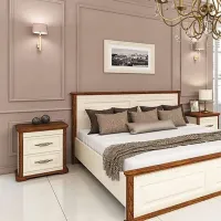 Noptiere ML-Mobila Marseille №02 61 x 53 x 45 / PAL / Cream Country Oak photo 3