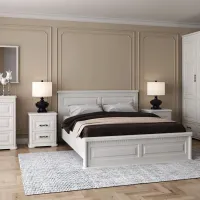 Noptiere ML-Mobila Marseille №02 61 x 53 x 45 / PAL / White Polar Oak photo 4