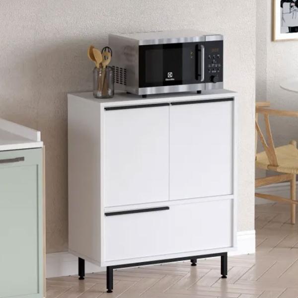 Kухонный шкаф Trendy ON8A-W White / ДСП photo 4