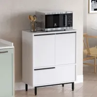 Kухонный шкаф Trendy ON8A-W White / ДСП photo 4