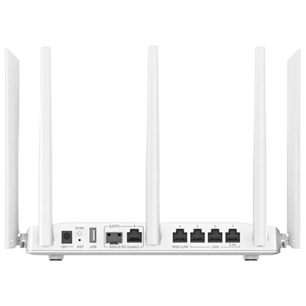 Wi-Fi Роутер Grandstream GWN7062M 574 Мбит/c / 2402 Мбит/с / Белый photo 4