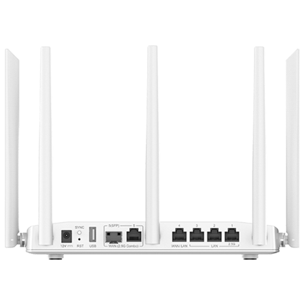 Wi-Fi Роутер Grandstream GWN7062M 574 Мбит/c / 2402 Мбит/с / Белый photo 4