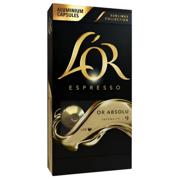 Кофе L'OR Or Absolu Капсулы / Espresso / Коробка photo 2
