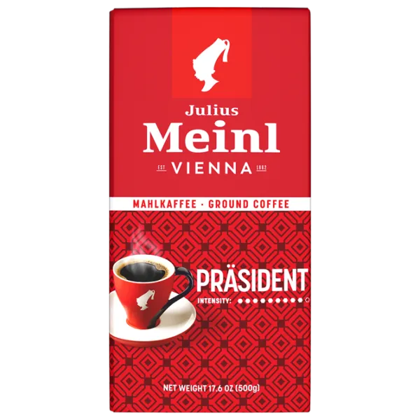 Кофе Julius Meinl Prasident Молотый / Vienna / Пачка photo 1