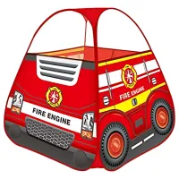 Детская палатка HD Toys Fire Engine 3 года - 6 лет / Красный