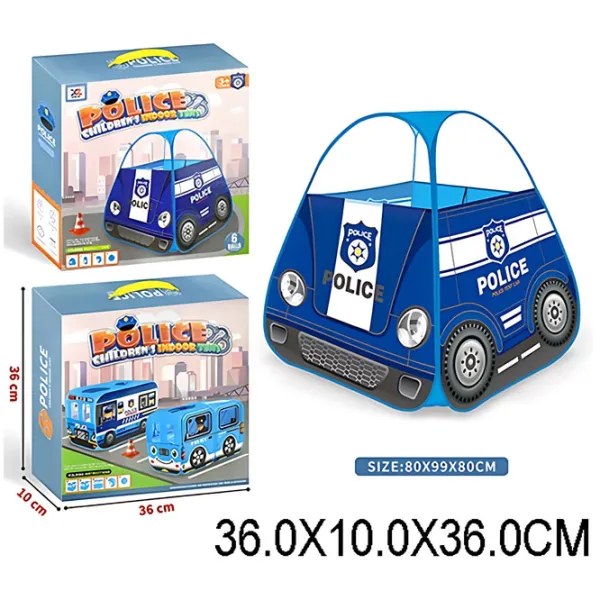 Детская палатка HD Toys Police 1 год - 6 лет / Синий photo 2