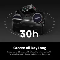 Микрофон Insta360 Mic Pro (2 TX + 1 RX + Charging Case) Черный photo 6