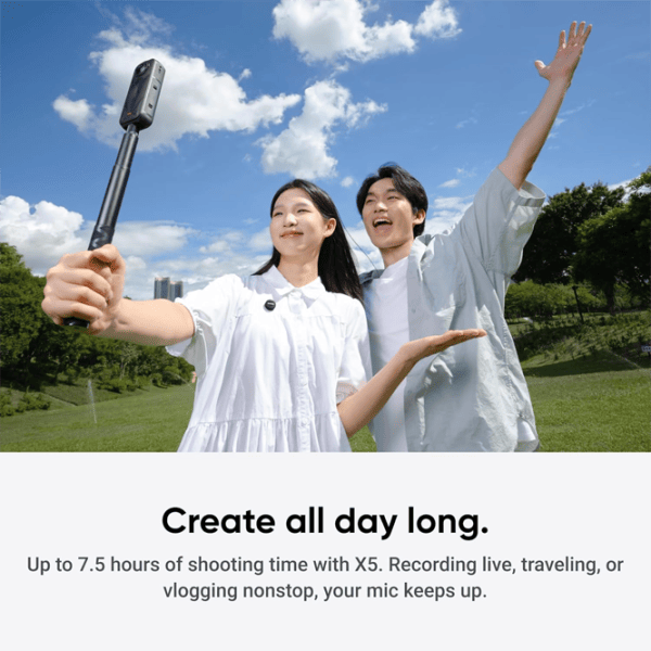 Микрофон Insta360 Mic Air (1 TX + 1 RX) Черный photo 7
