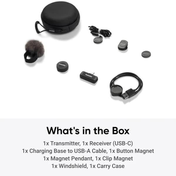 Микрофон Insta360 Mic Air (1 TX + 1 RX) Черный photo 10