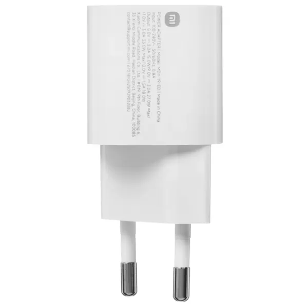 Сетевое зарядное устройство Xiaomi Mi 33W Nano Power  / Белый photo 4