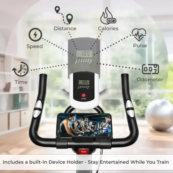 Эллиптический тренажер Arenasport Spinning Bike Привод: / 120 кг / Черный photo 4
