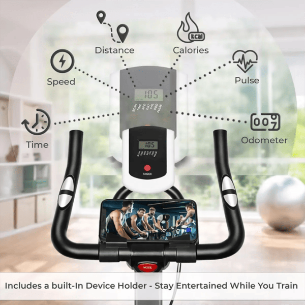 Эллиптический тренажер Arenasport Spinning Bike Привод: / 120 кг / Черный photo 4