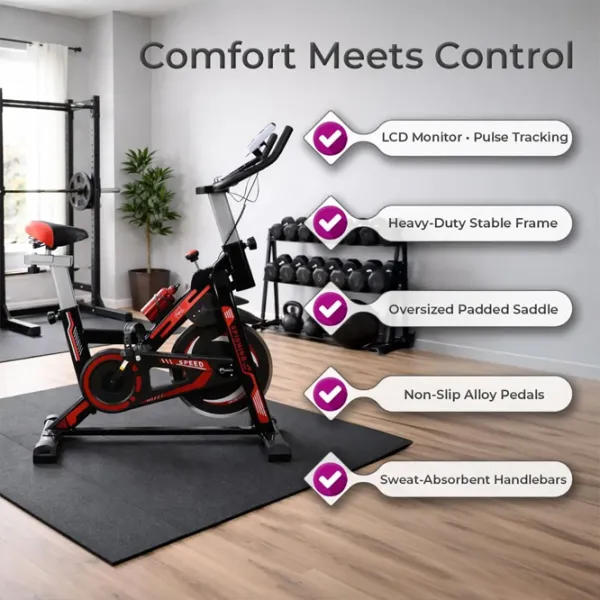 Эллиптический тренажер Arenasport Spinning Bike Привод: / 120 кг / Черный photo 6