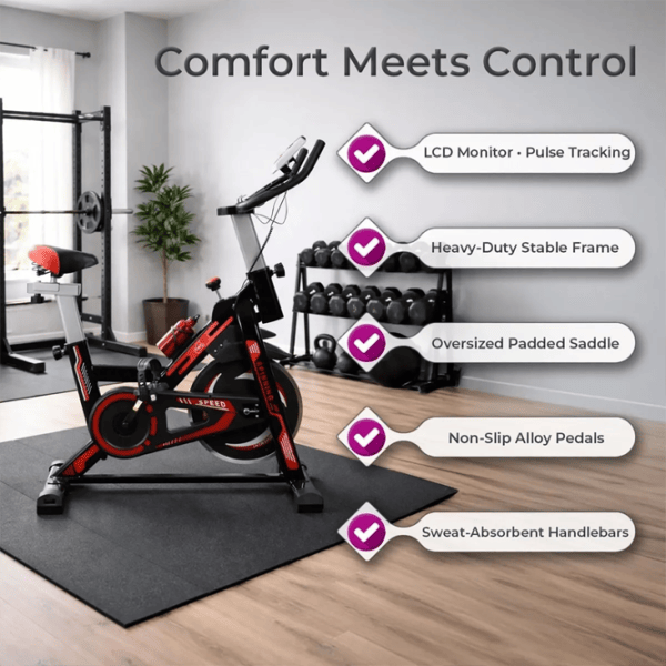 Эллиптический тренажер Arenasport Spinning Bike Привод: / 120 кг / Черный photo 6