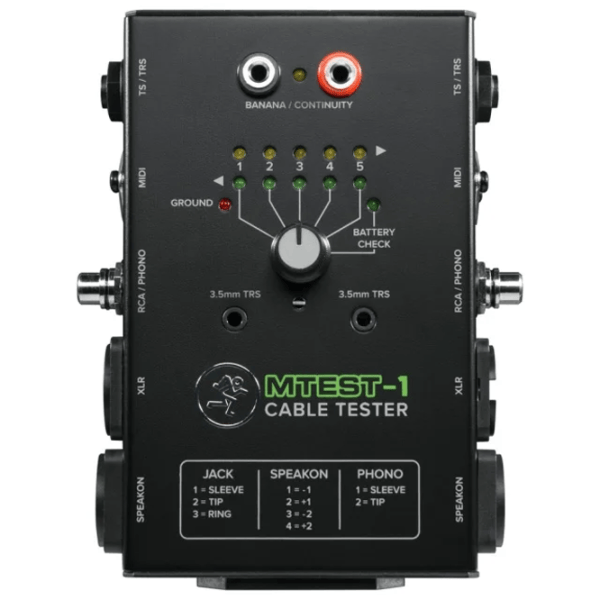 Tester pentru cabluri audio Mackie MTest-1  /  photo 2