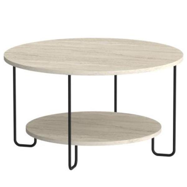 Măsuță de cafea Showdeko Corro M.SH.20963.9 Travertine photo 1