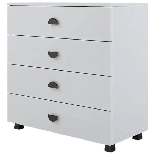 Comodă ML-Mobila Rio №9 81.5 x 80.2 x 40.2 / PAL / Gray photo 1