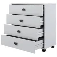Comodă ML-Mobila Rio №9 81.5 x 80.2 x 40.2 / PAL / Gray photo 2