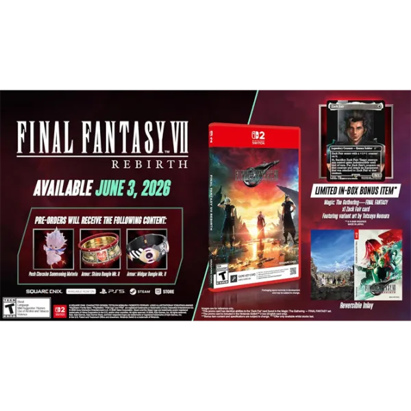 Final Fantasy VII Rebirth Game for Nintendo Switch 2 photo 2