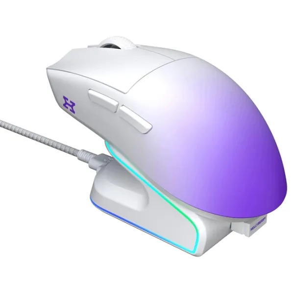 Мышь Hator Hellyberry HM47 PRO Radio / White Purple photo 2